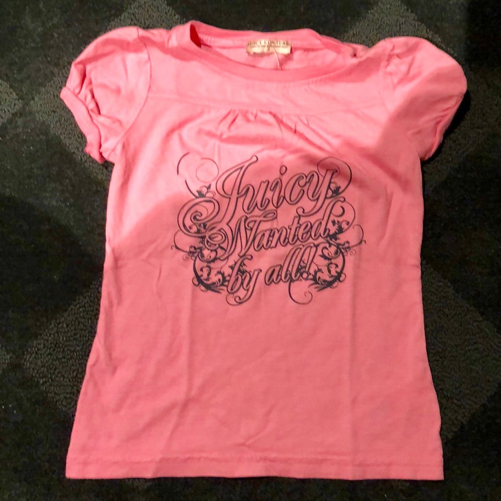 Juicy Couture Girls short sleeve tee shirt